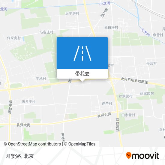 群贤路地图