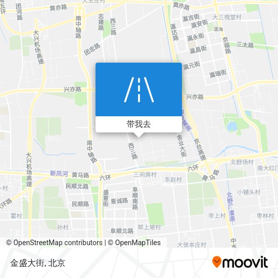 金盛大街地图
