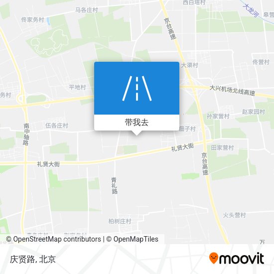 庆贤路地图