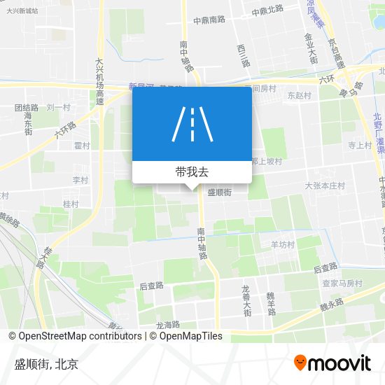盛顺街地图