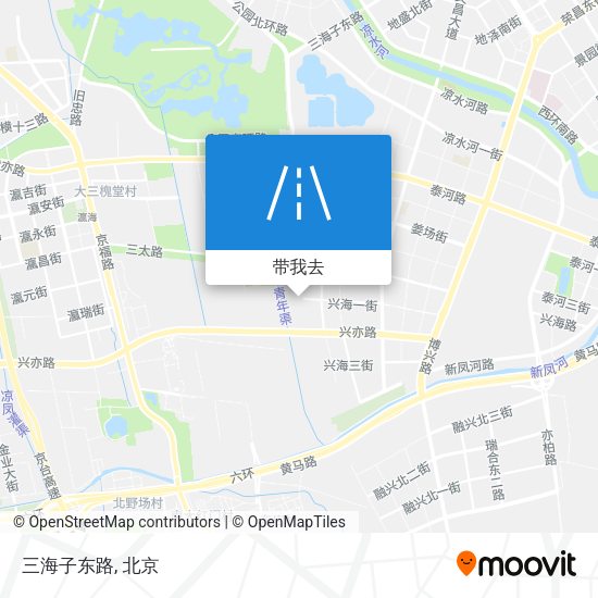 三海子东路地图