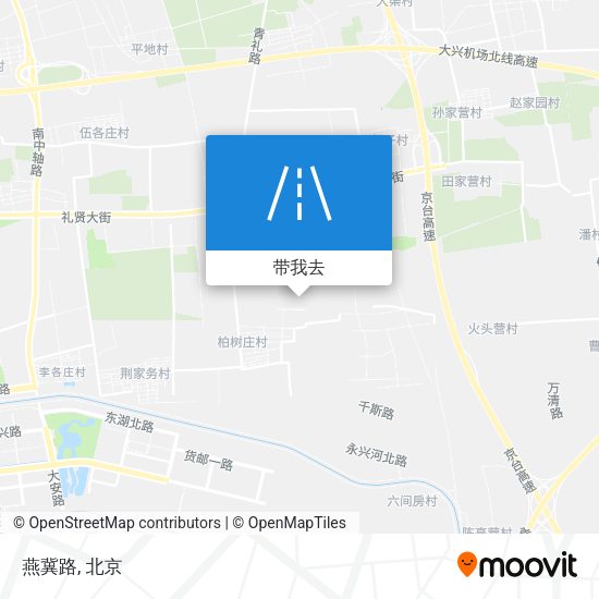 燕冀路地图