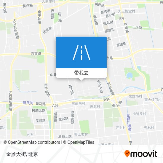 金雁大街地图