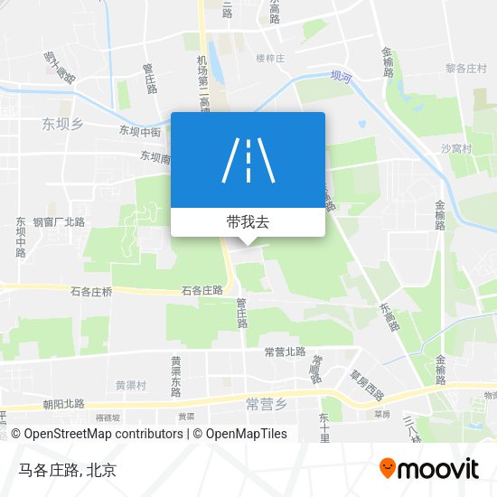 马各庄路地图