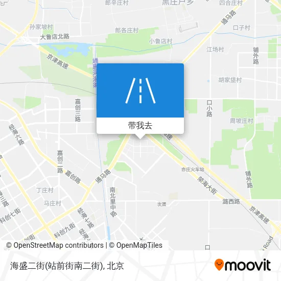 海盛二街(站前街南二街)地图