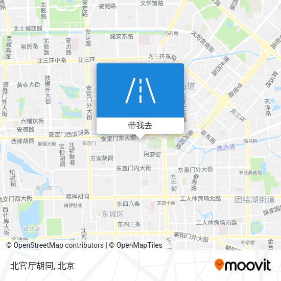 北官厅胡同地图