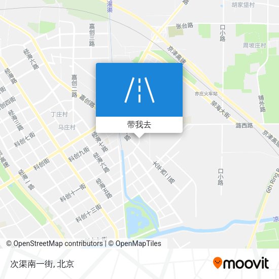次渠南一街地图