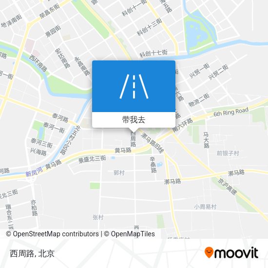 西周路地图