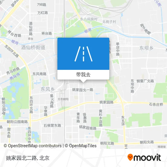姚家园北二路地图
