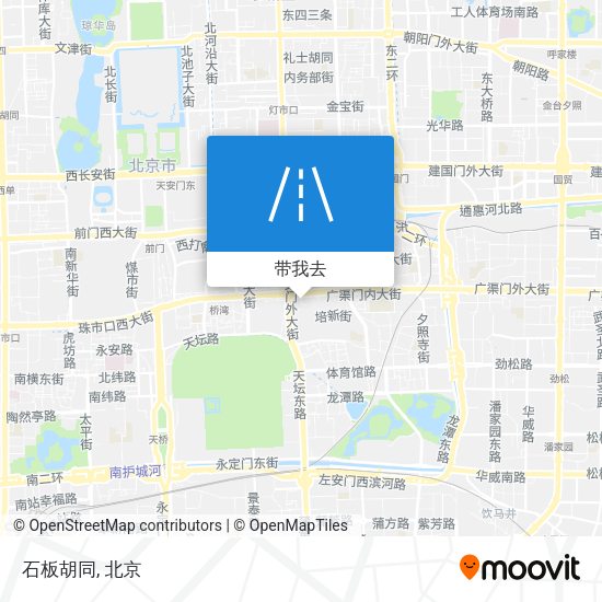 石板胡同地图