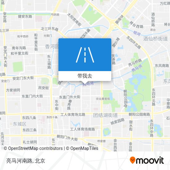 亮马河南路地图