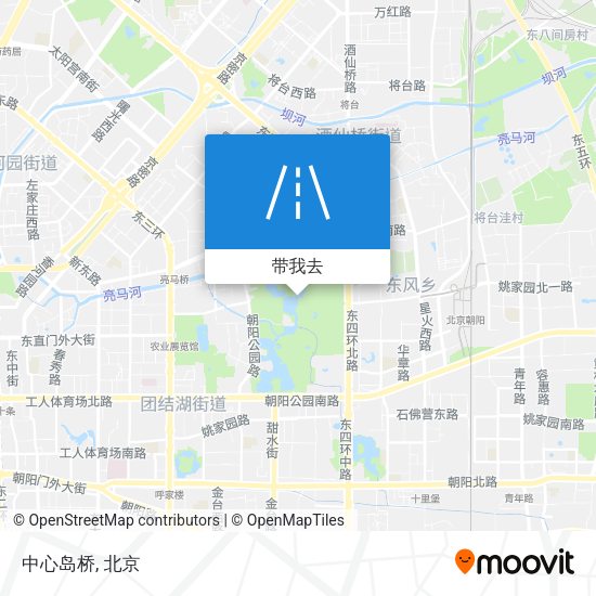 中心岛桥地图