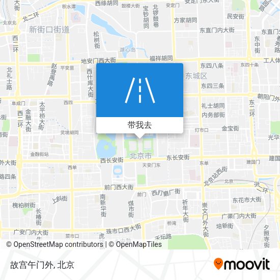 故宫午门外地图