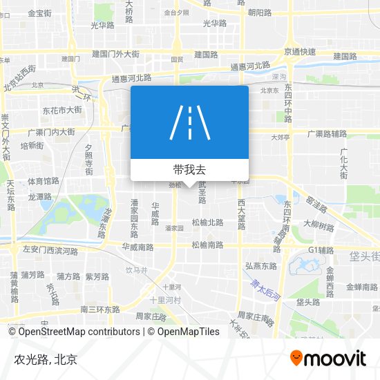 农光路地图