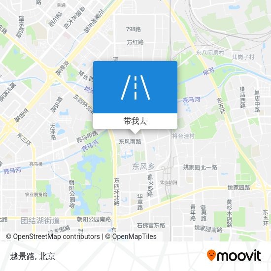 越景路地图