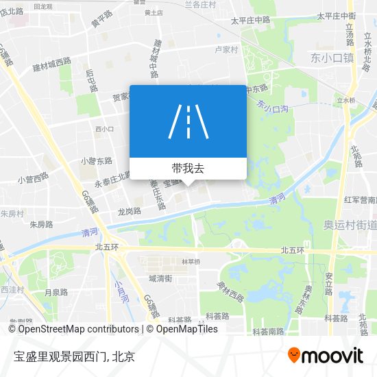 宝盛里观景园西门地图
