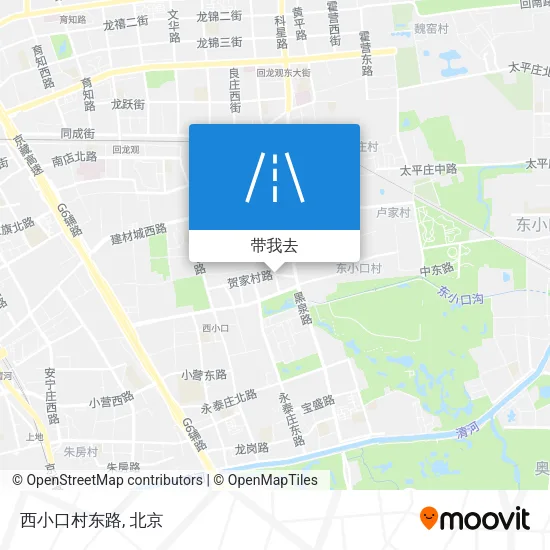 西小口村东路地图