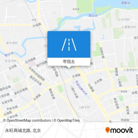 永旺商城北路地图