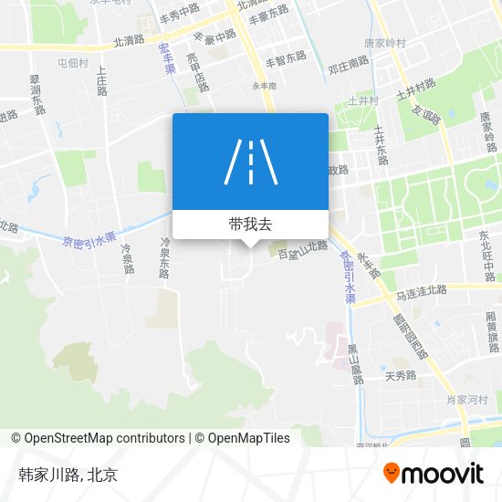 韩家川路地图