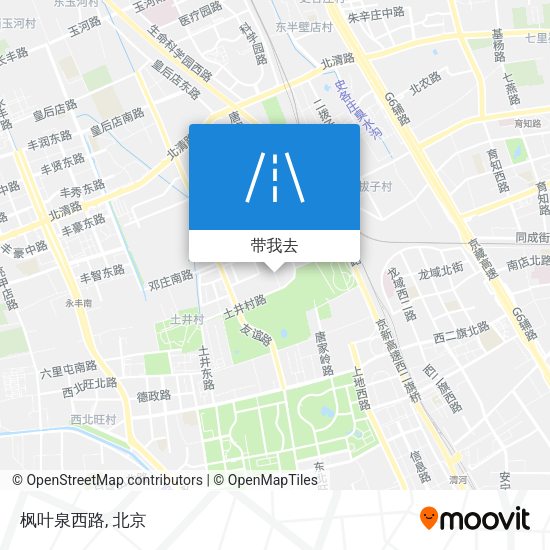 枫叶泉西路地图