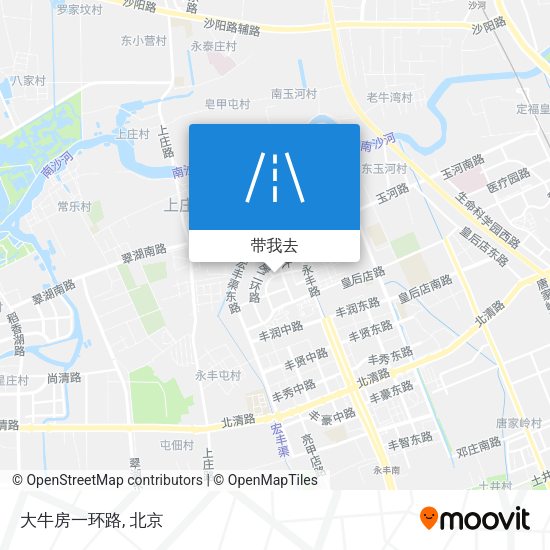 大牛房一环路地图