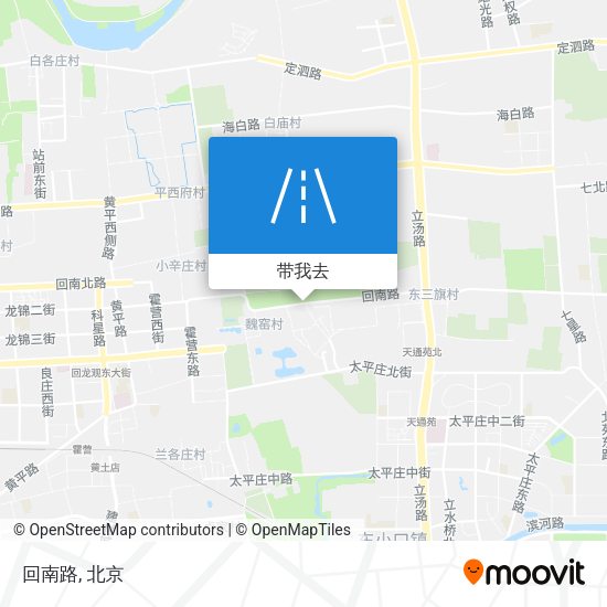 回南路地图