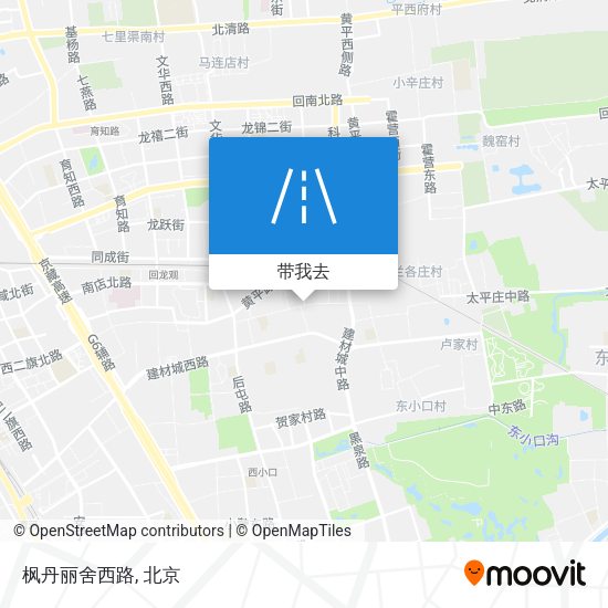 枫丹丽舍西路地图