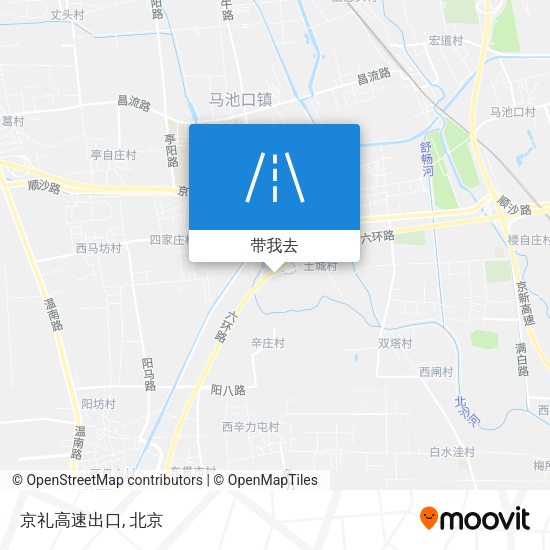 京礼高速出口地图