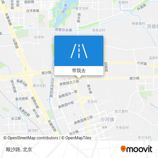 顺沙路地图