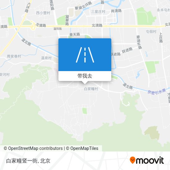白家疃竖一街地图