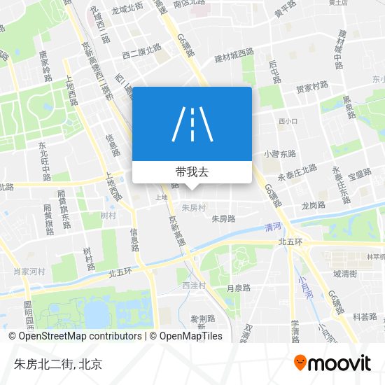 朱房北二街地图