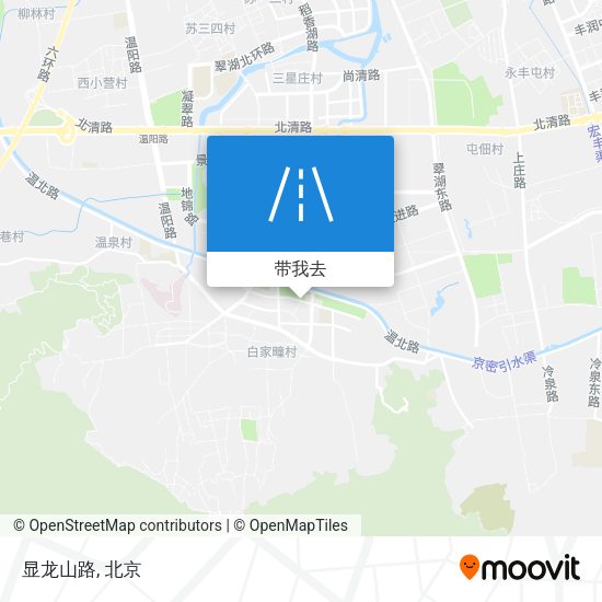 显龙山路地图
