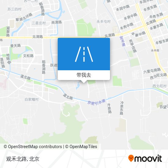 观禾北路地图