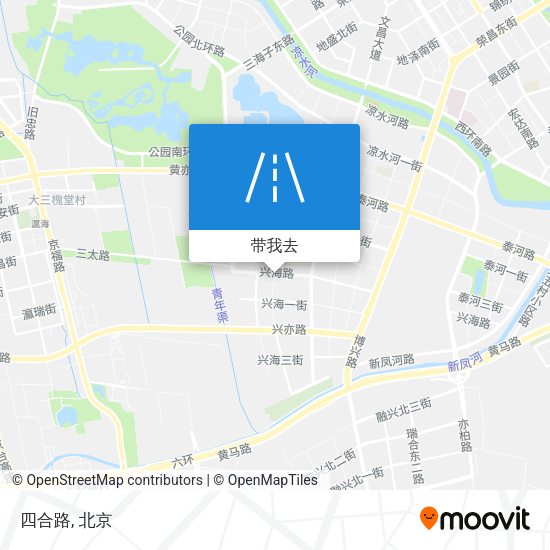 四合路地图