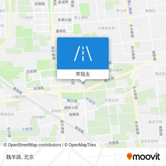 魏羊路地图