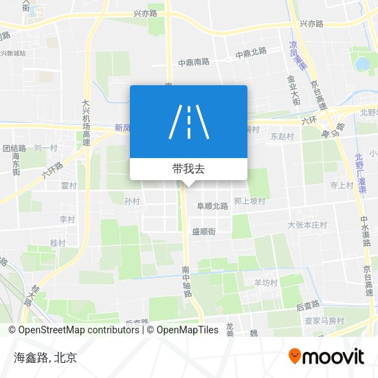 海鑫路地图