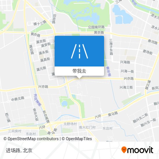 进场路地图