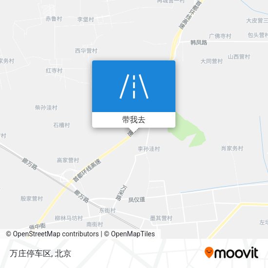 万庄停车区地图