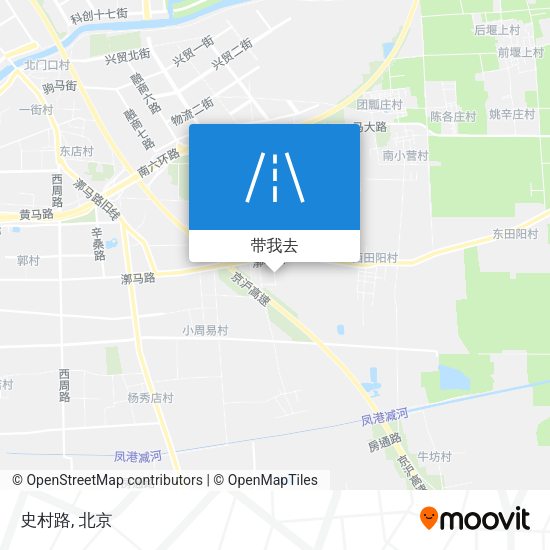 史村路地图
