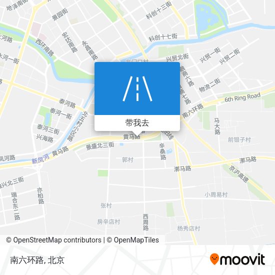 南六环路地图