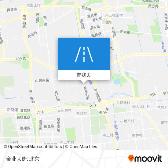 金业大街地图