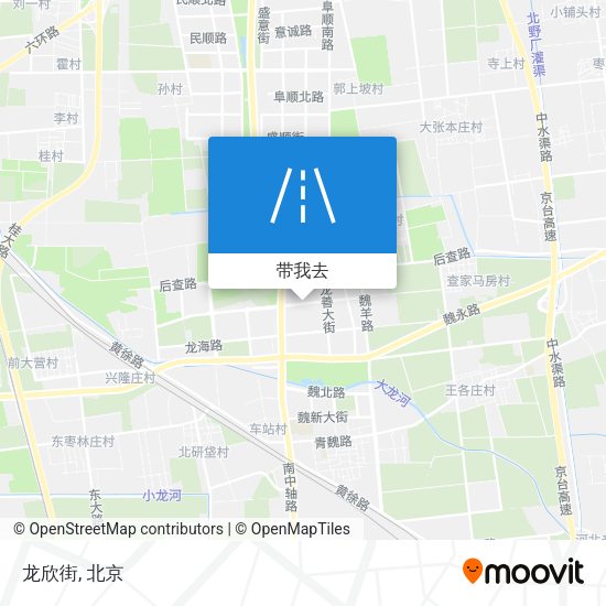 龙欣街地图