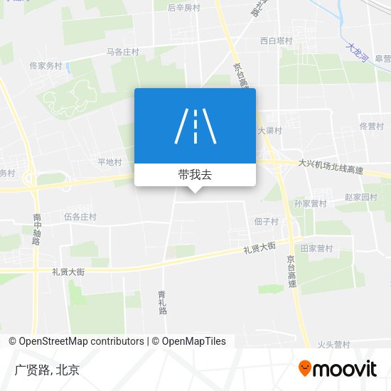 广贤路地图