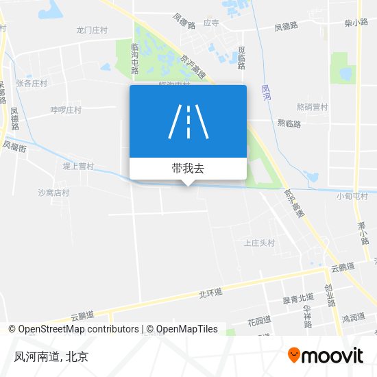 凤河南道地图