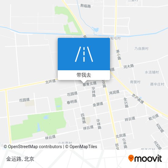 金运路地图