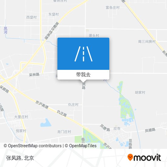 张凤路地图