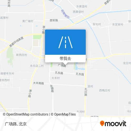 广场路地图