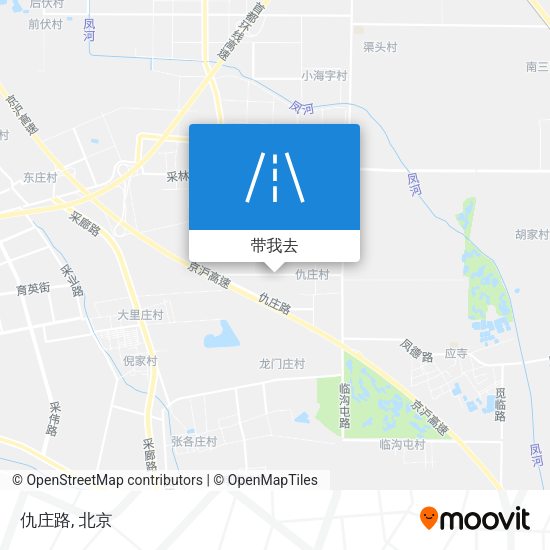 仇庄路地图
