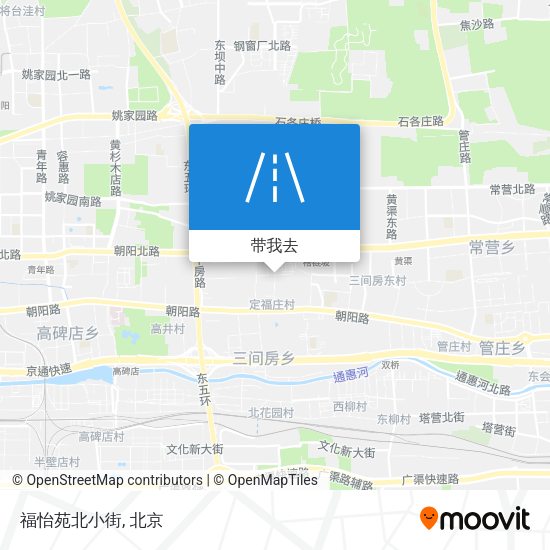 福怡苑北小街地图