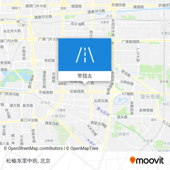 松榆东里中街地图